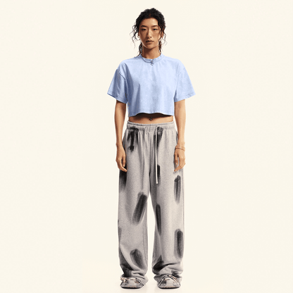 Ladies Cropped Top Therapy and Honesty [White]