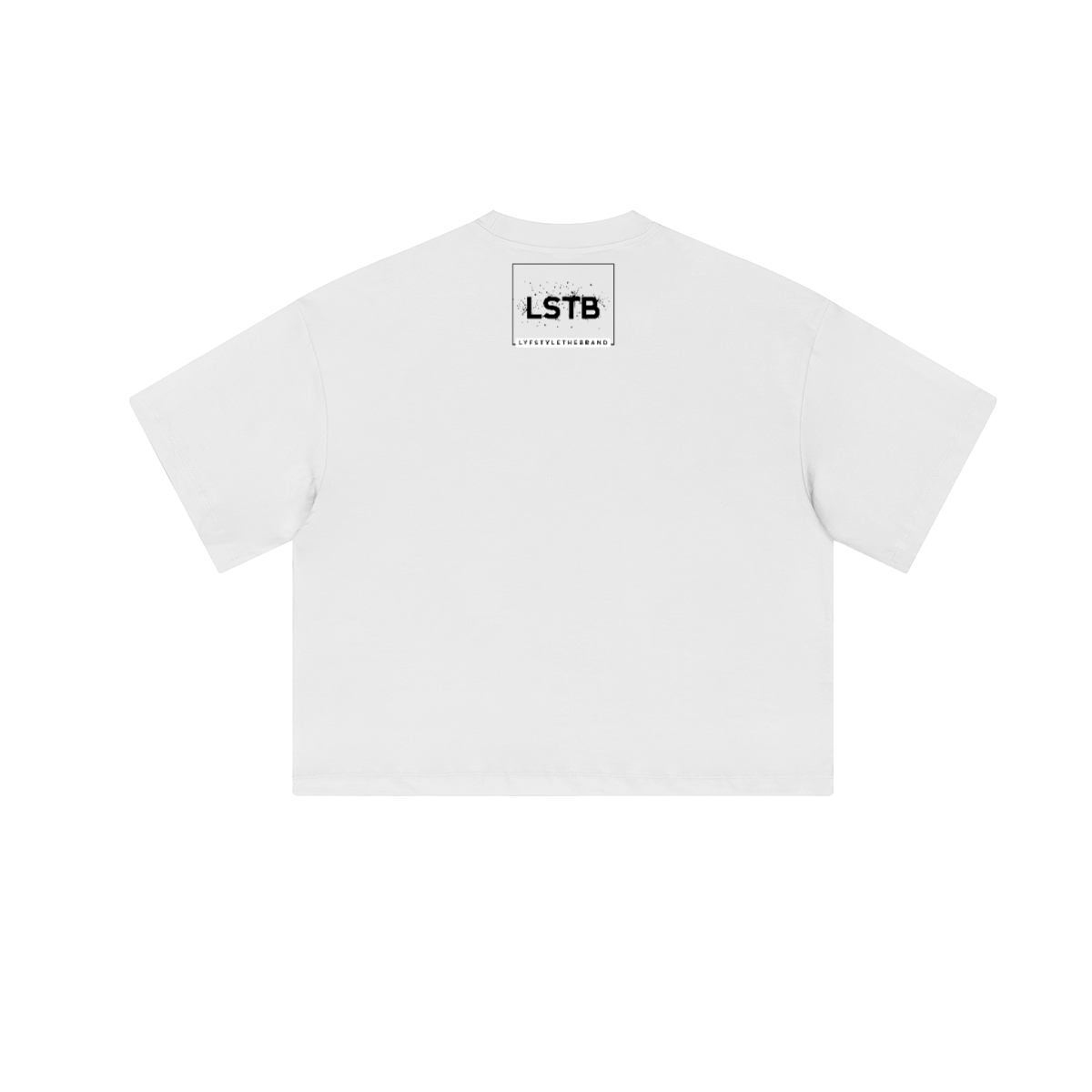 Cropped Oversized Therapy and Honesty Shirt [Black]