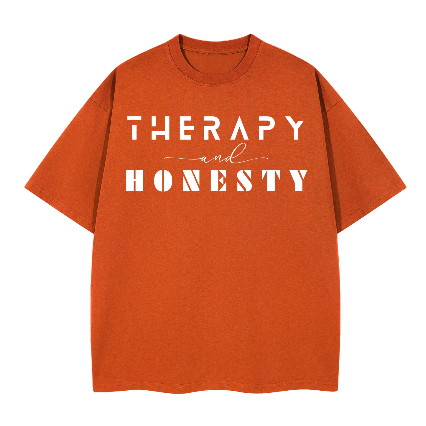 Boxy Shirt Therapy and Honesty [White]