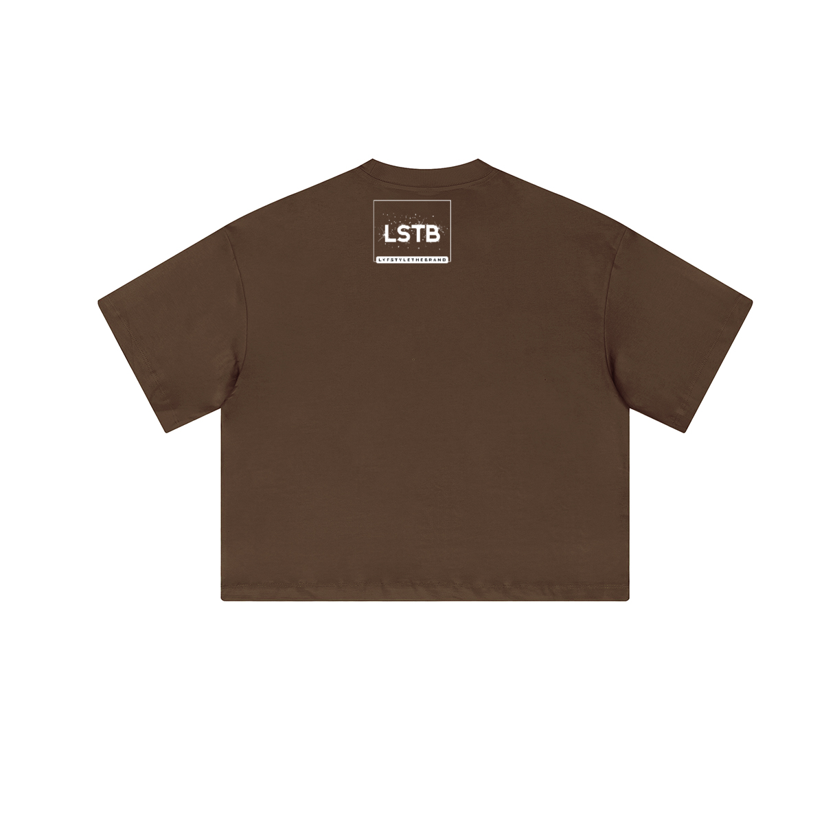 Cropped Oversized Therapy and Honesty Shirt [White]