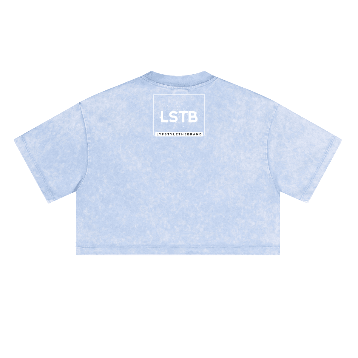 Ladies Cropped Top Therapy and Honesty [White]