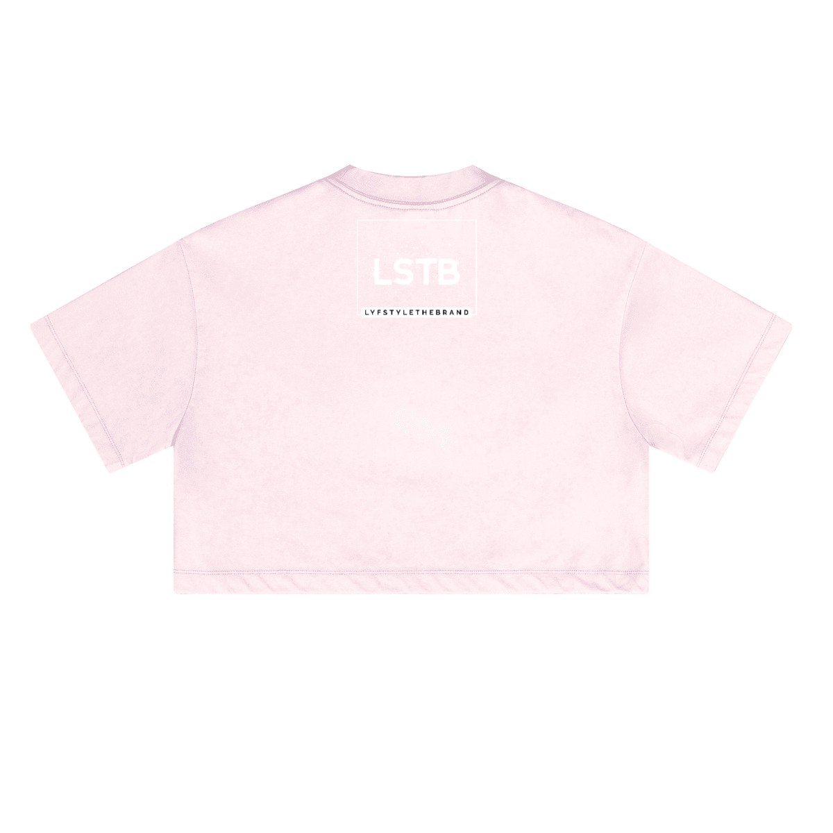 Ladies Cropped Top Therapy and Honesty [White]