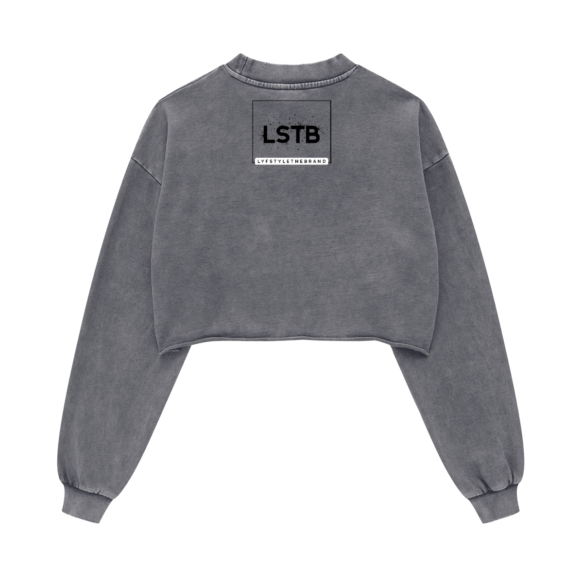 Ladies Cropped Top Therapy and Honesty [Black]