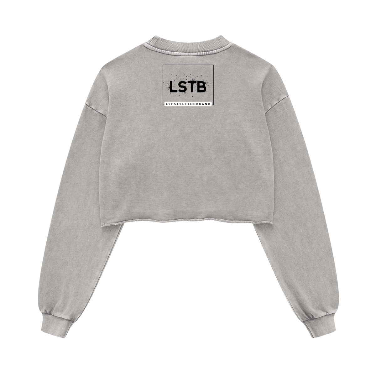 Ladies Cropped Top Therapy and Honesty [Black]