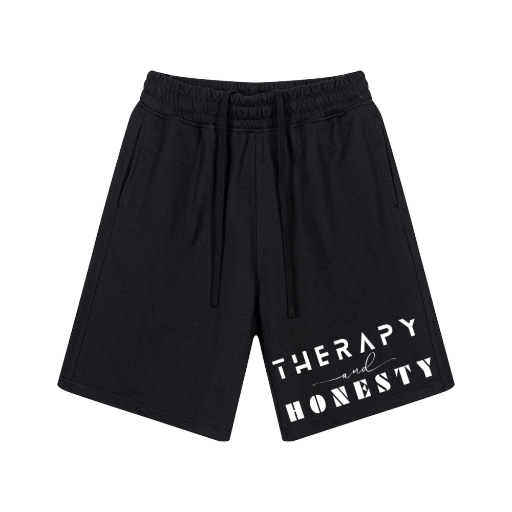 Therapy and Honesty Shorts [White]