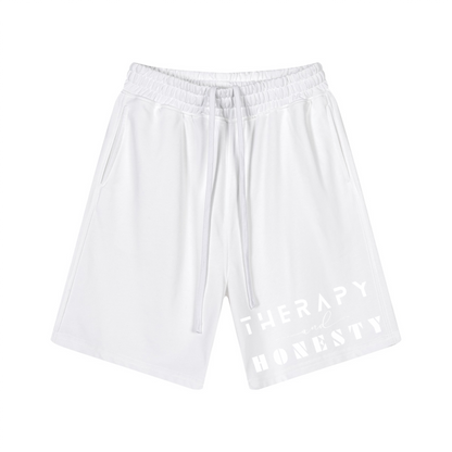 Therapy and Honesty Shorts [White]