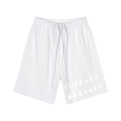 Therapy and Honesty Shorts [White]