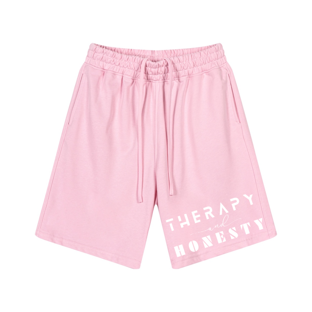 Therapy and Honesty Shorts [White]