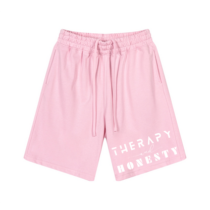 Therapy and Honesty Shorts [White]