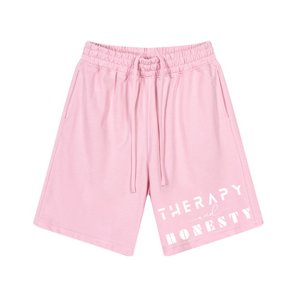 Therapy and Honesty Shorts [White]