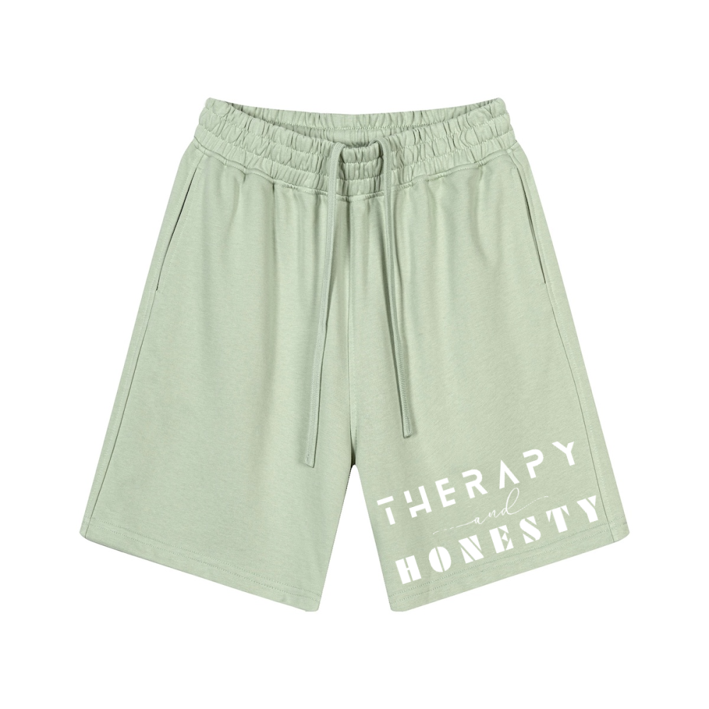Therapy and Honesty Shorts [White]