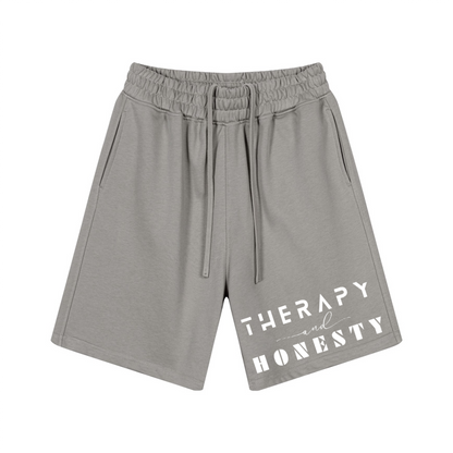 Therapy and Honesty Shorts [White]