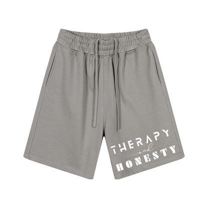 Therapy and Honesty Shorts [White]