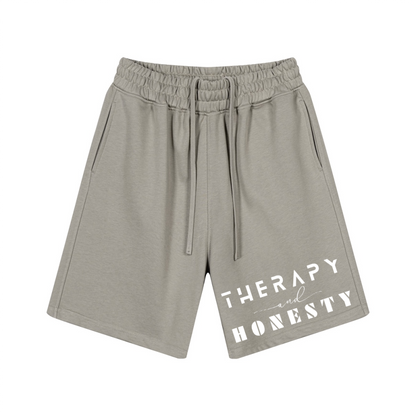 Therapy and Honesty Shorts [White]