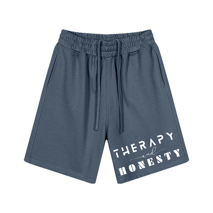 Therapy and Honesty Shorts [White]
