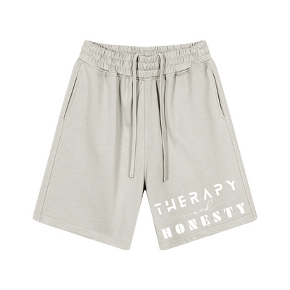 Therapy and Honesty Shorts [White]