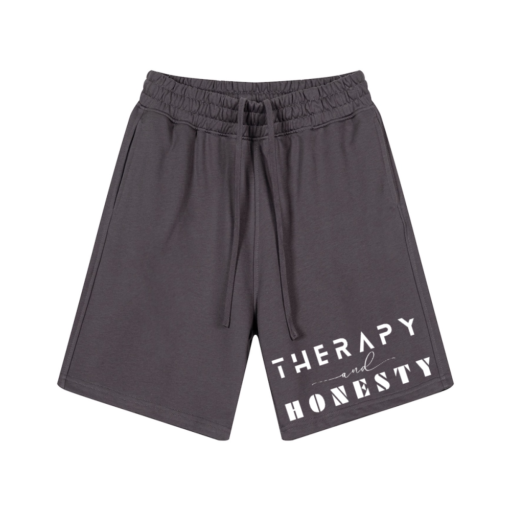 Therapy and Honesty Shorts [White]