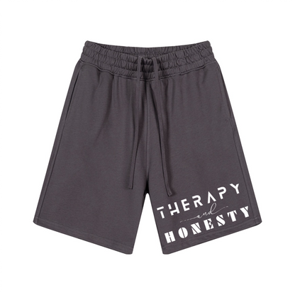 Therapy and Honesty Shorts [White]