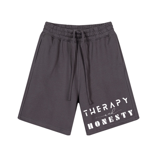 Therapy and Honesty Shorts [White]