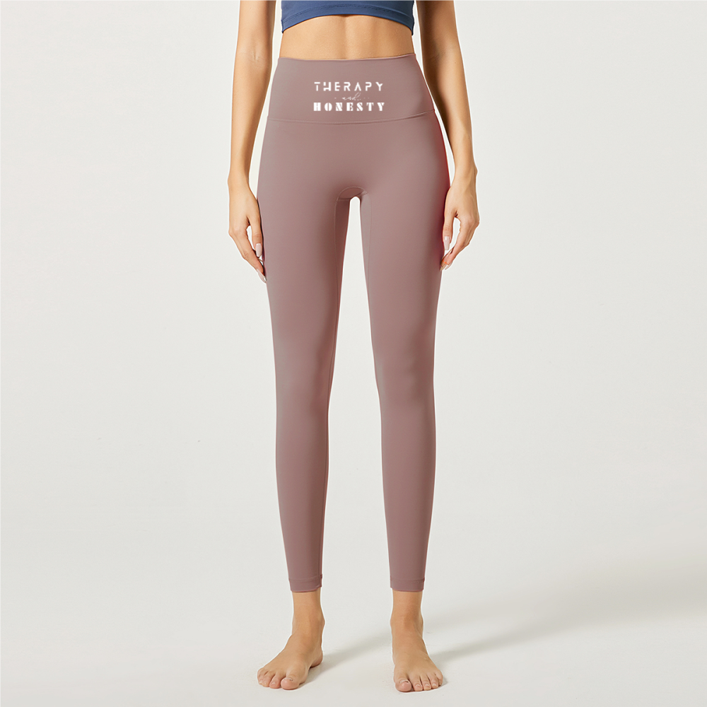 Lulu Yoga Pants Therapy and Honesty [White]
