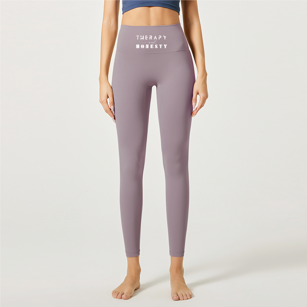 Lulu Yoga Pants Therapy and Honesty [White]