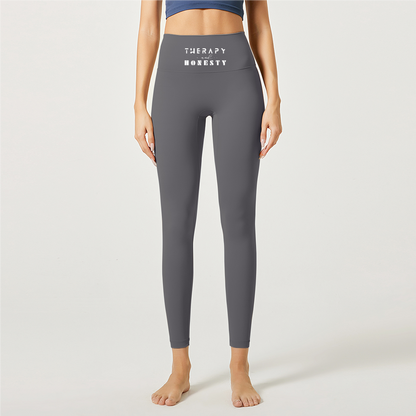 Lulu Yoga Pants Therapy and Honesty [White]