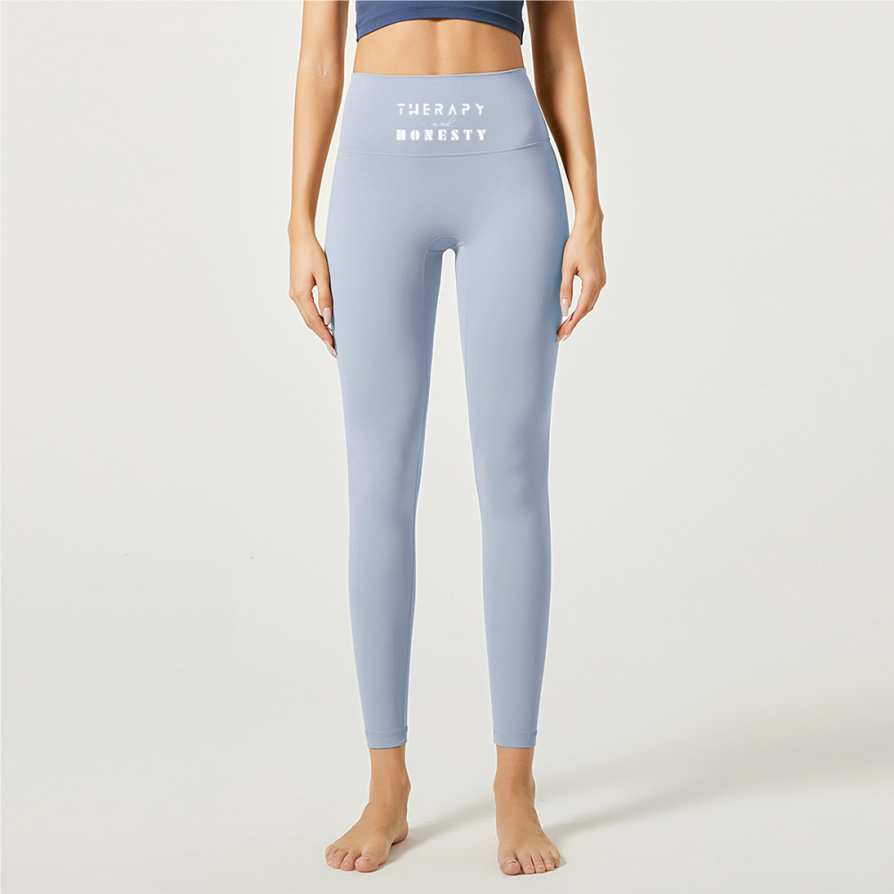 Lulu Yoga Pants Therapy and Honesty [White]