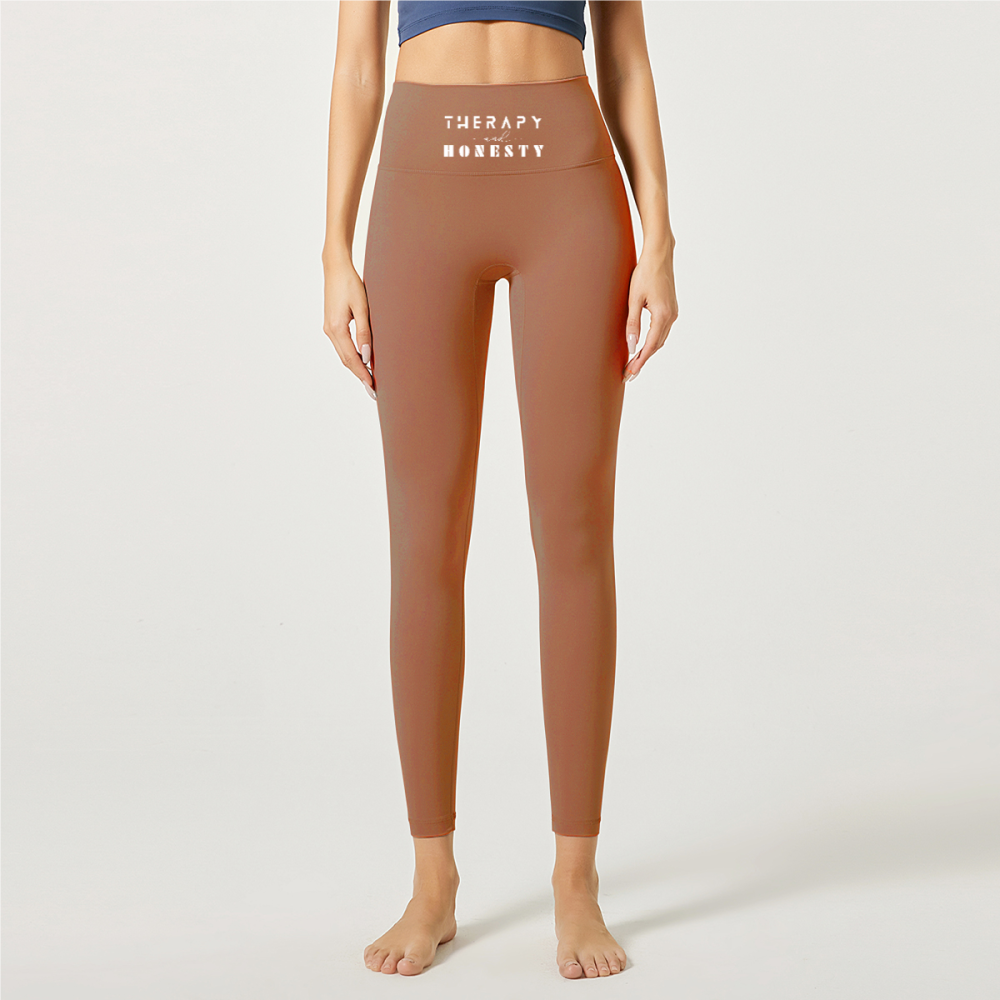 Lulu Yoga Pants Therapy and Honesty [White]