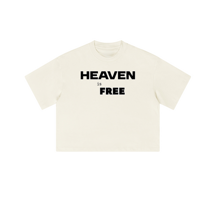Oversized Cropped HEAVEN is FREE Shirt Hebrews [9:28]