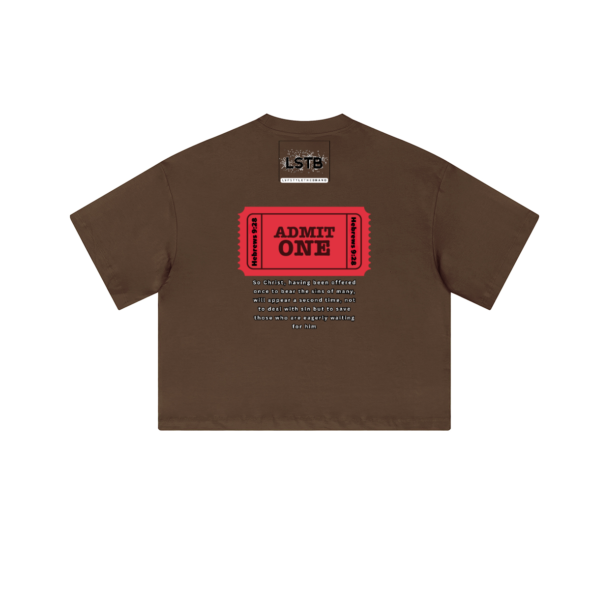 Oversized Cropped HEAVEN is FREE Shirt Hebrews [9:28]