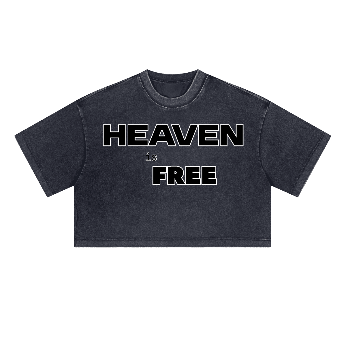 Ladies Cropped Top HEAVEN is FREE Shirt Hebrews [9:28]