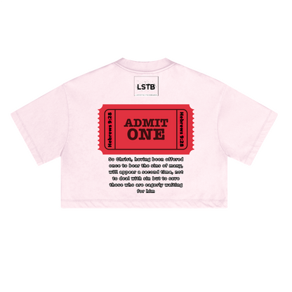 Ladies Cropped Top HEAVEN is FREE Shirt Hebrews [9:28]