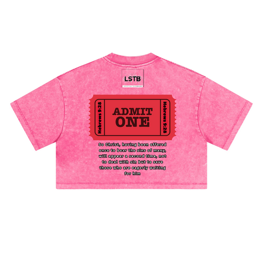 Ladies Cropped Top HEAVEN is FREE Shirt Hebrews [9:28]