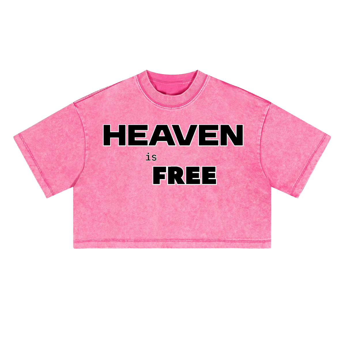 Ladies Cropped Top HEAVEN is FREE Shirt Hebrews [9:28]