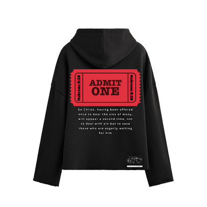 Oversized Cropped HEAVEN is FREE Hoodie Hebrews [9:28]