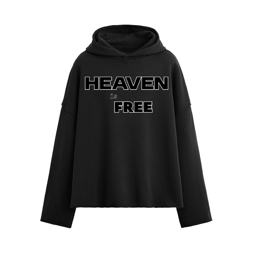 Oversized Cropped HEAVEN is FREE Hoodie Hebrews [9:28]