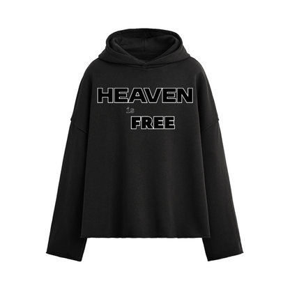 Oversized Cropped HEAVEN is FREE Hoodie Hebrews [9:28]