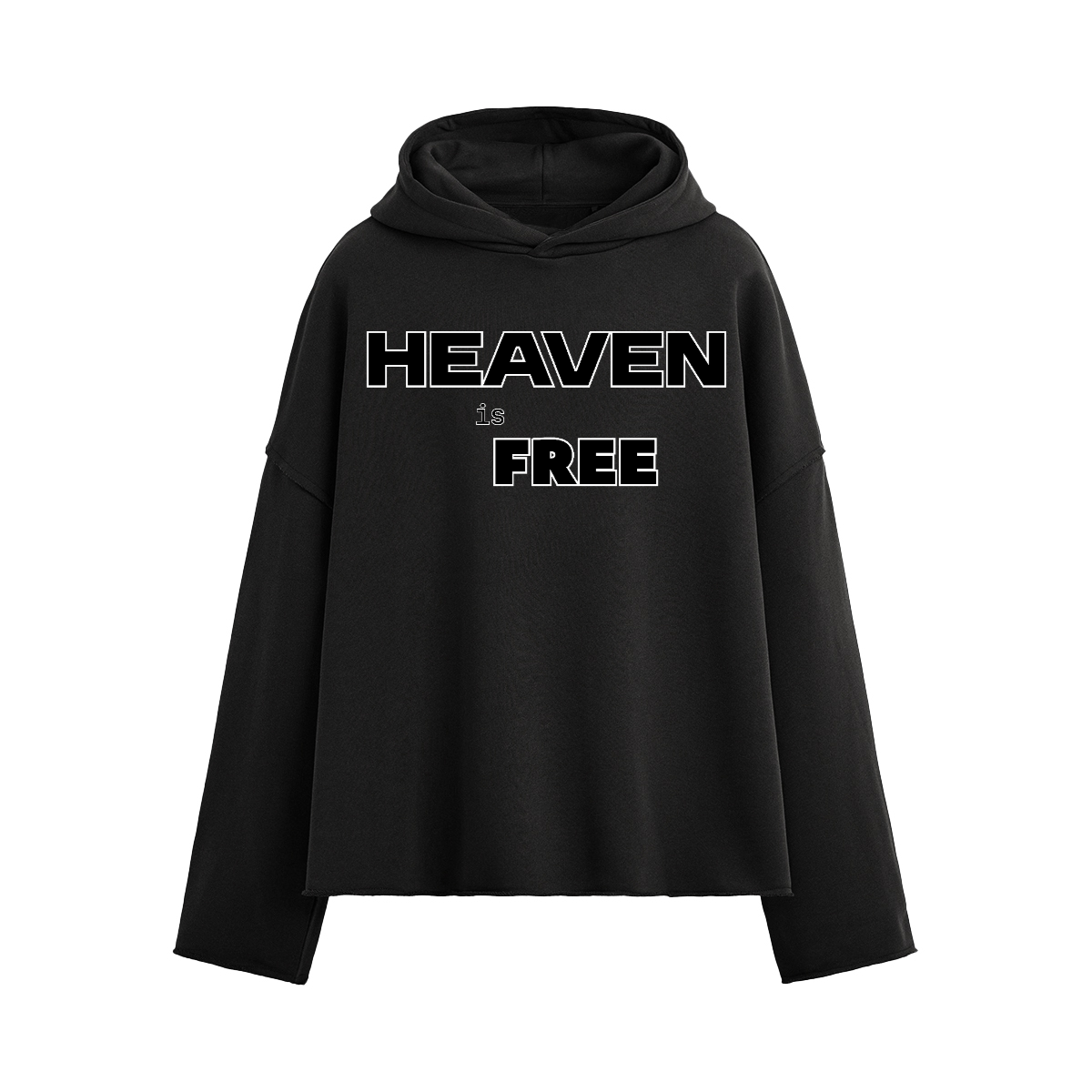 Oversized Cropped HEAVEN is FREE Hoodie Hebrews [9:28]