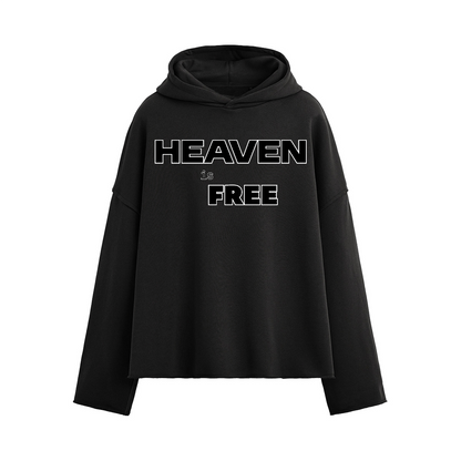 Oversized Cropped HEAVEN is FREE Hoodie Hebrews [9:28]