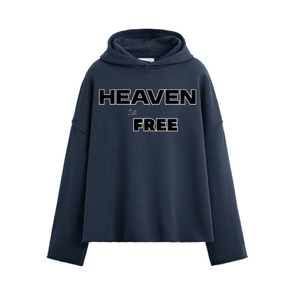 Oversized Cropped HEAVEN is FREE Hoodie Hebrews [9:28]