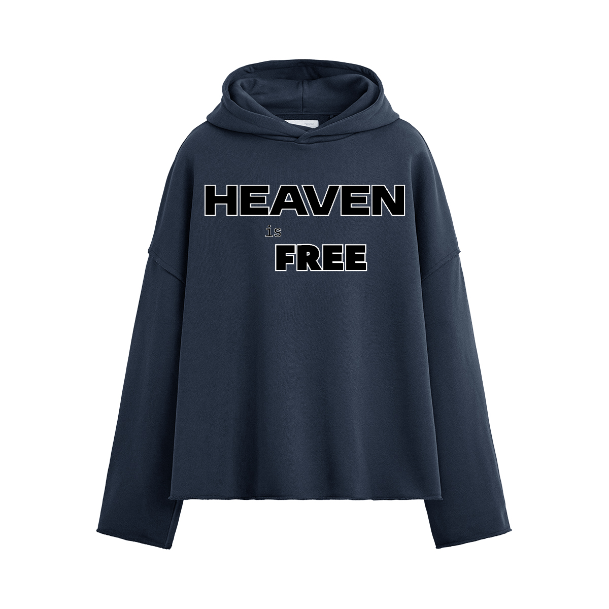 Oversized Cropped HEAVEN is FREE Hoodie Hebrews [9:28]